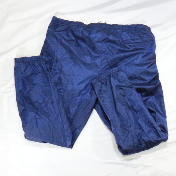 Vintage COTLER 80s 90s Blue Zip Leg Track Pants - Picture 3 of 8